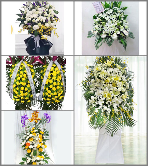 福建福州长乐市湖南镇鹏陈村白事花篮预定